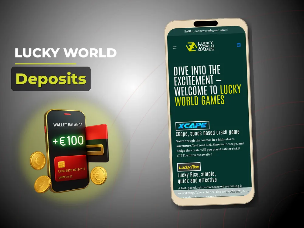 Lucky World - Deposits