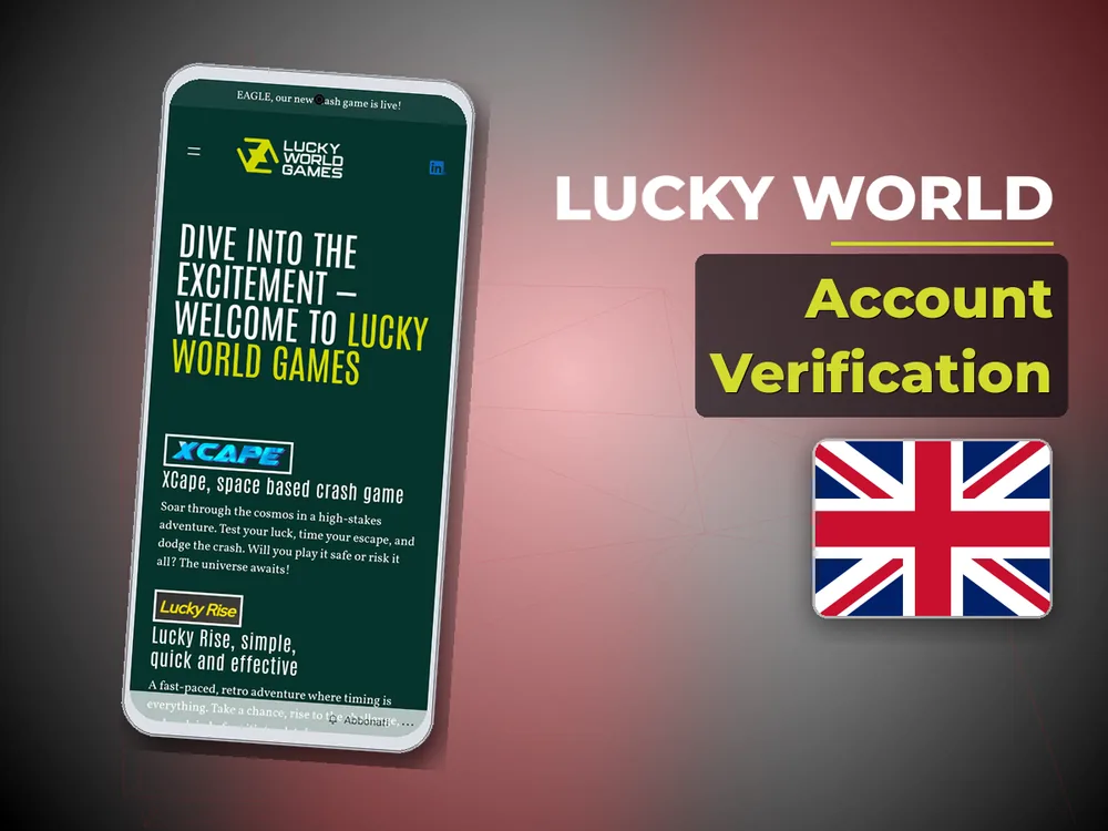 Lucky World - Account Verification