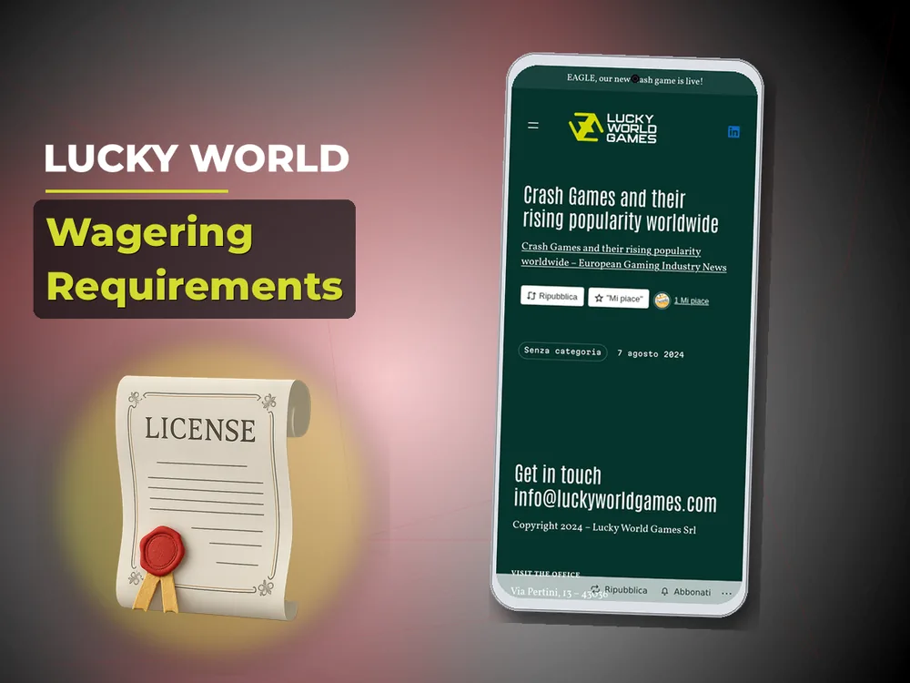 Lucky World - Wagering Requirements