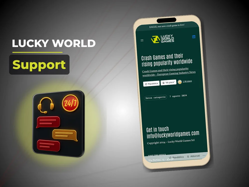 Lucky World - Support